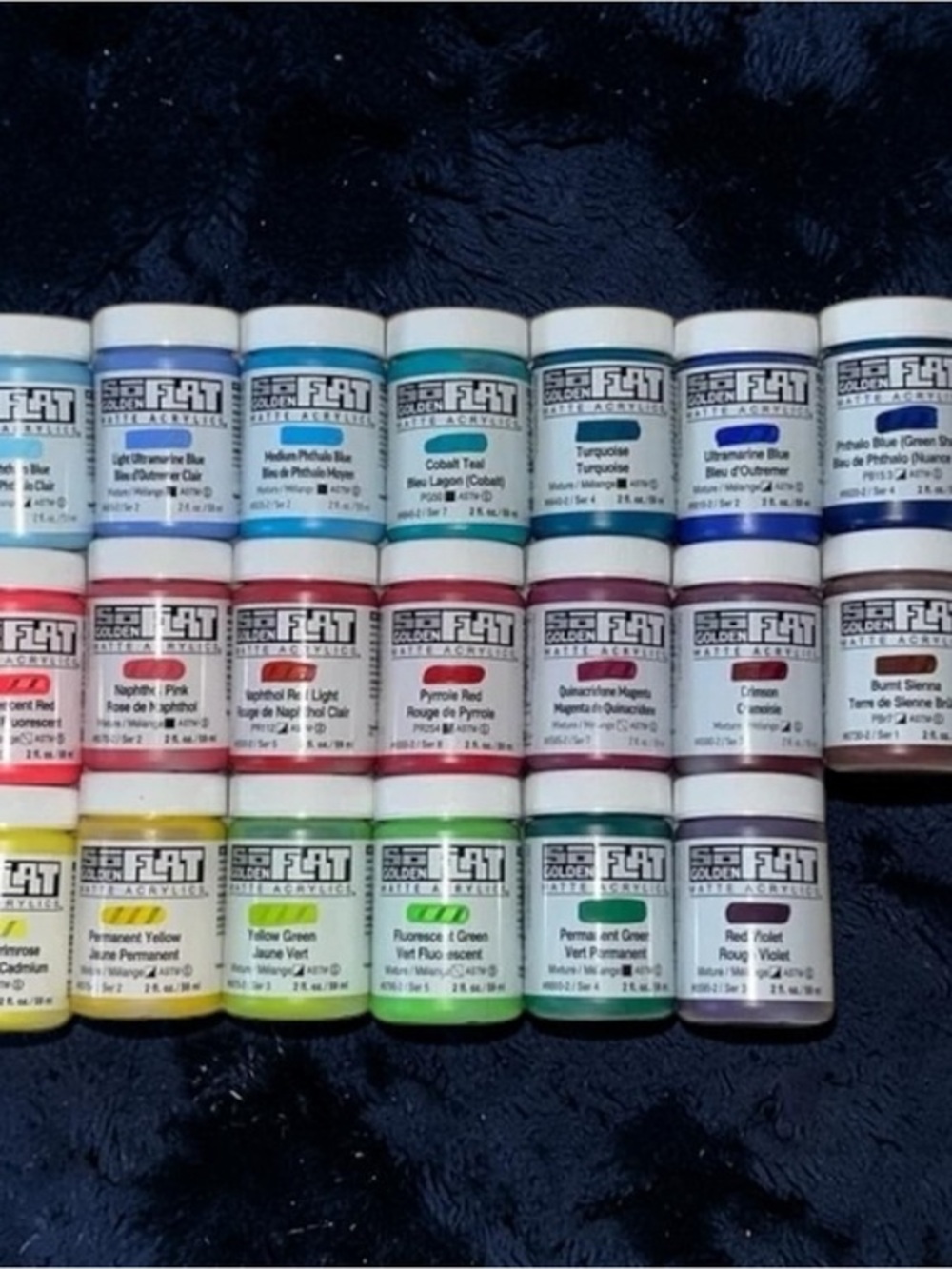 NEW Golden So Flat Acrylic Paint Lot of 20